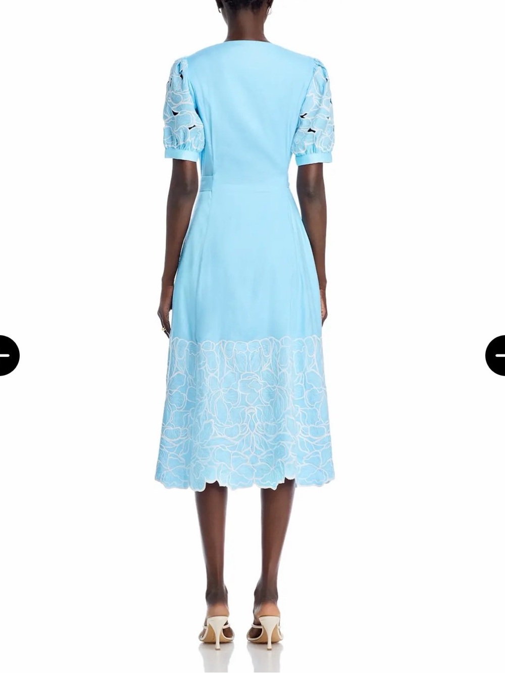 Elie Tahari The Jade Eyelet Dress - Picture 5 of 6